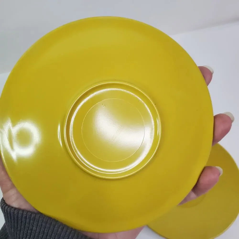 Vtg Melmac Harvest Gold Dishes Lot of 12 Melamine Bowls Platters 1 cup